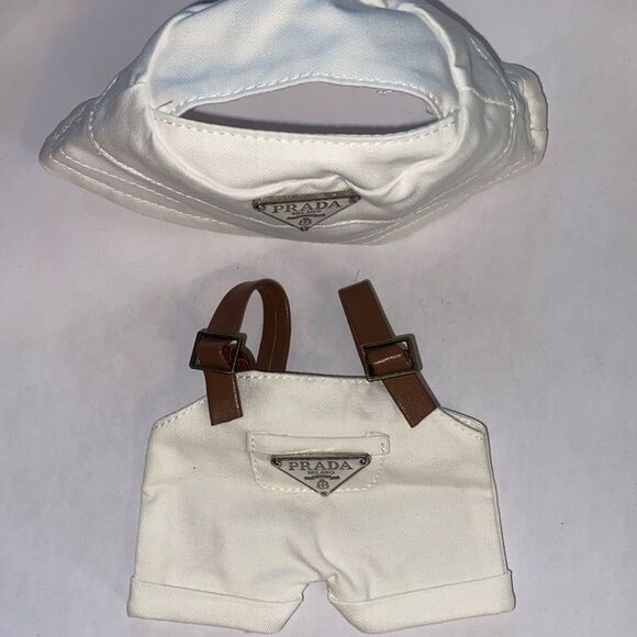 Labubu Luxury Overalls - White Bucket Hat and Jumper Set - Picture 3 of 3